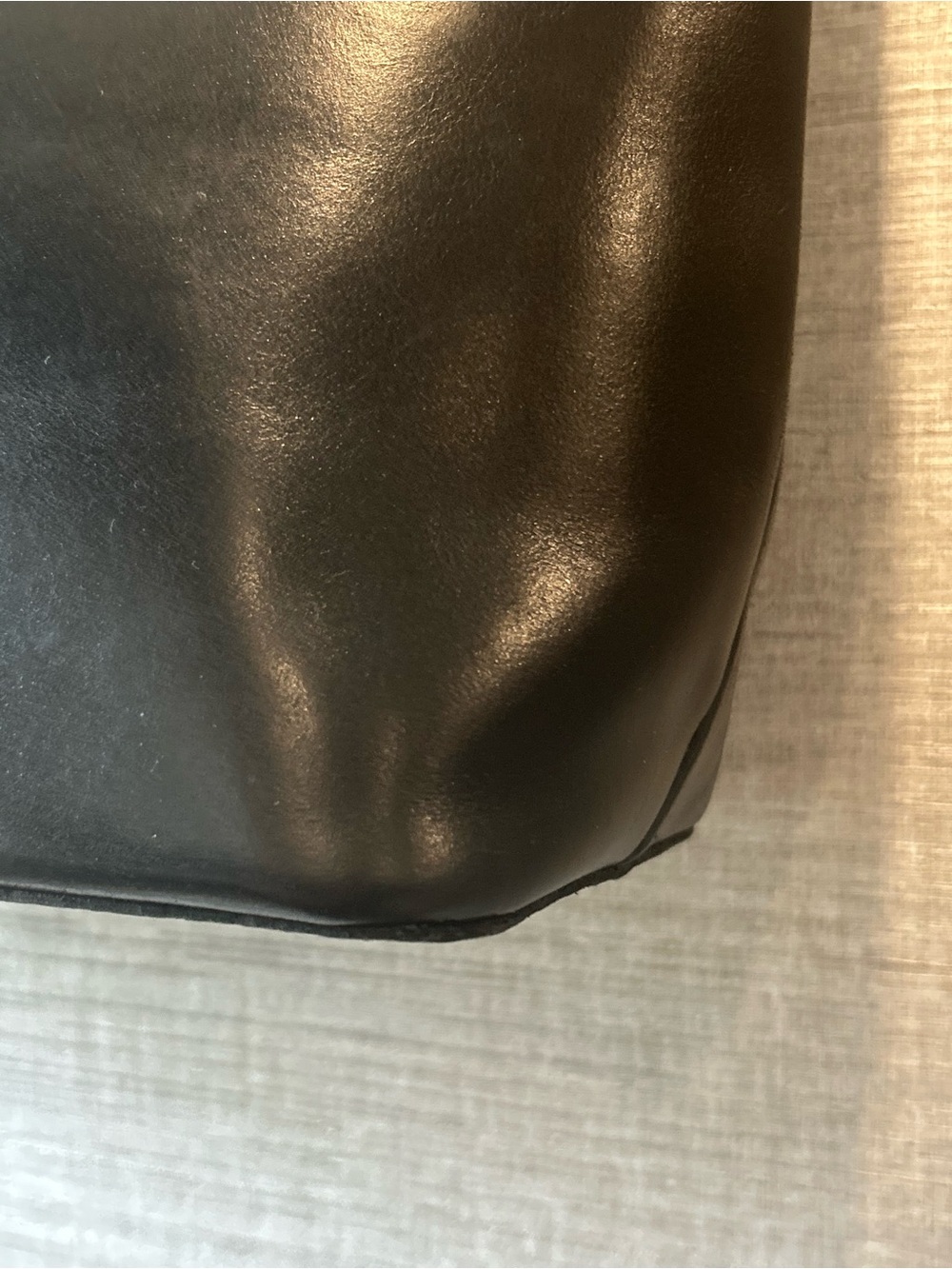 Patricia Nash Black Leather Chain-Handle Tote - Picture 8 of 10